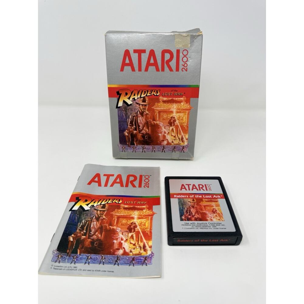Raiders of the Lost Ark Atari 2600 Complete CIB Tested